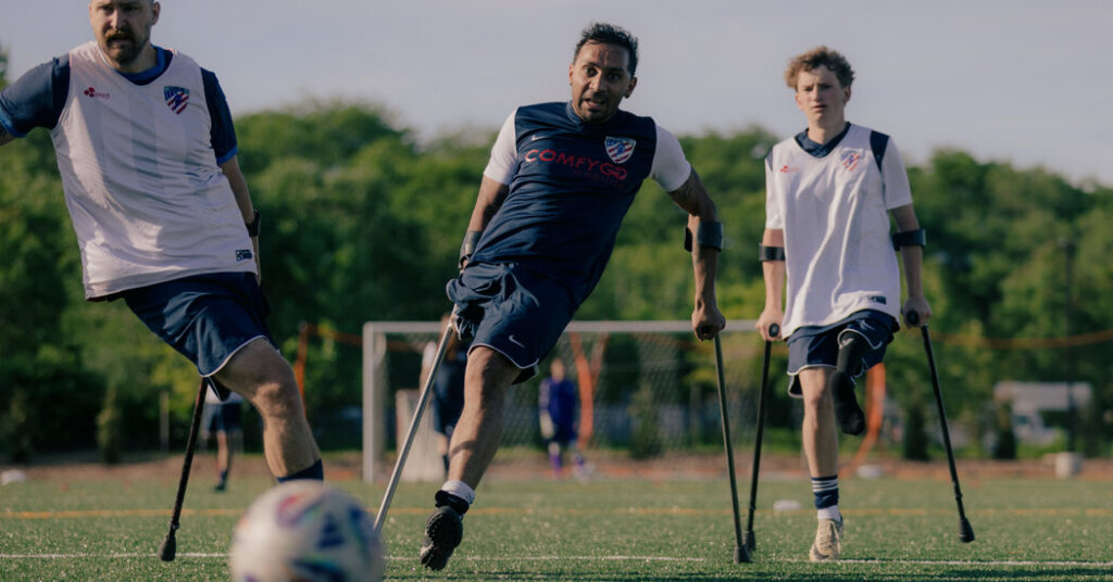 America’s Amputee World Cup Team Plays the Beautiful Game on Two Crutches