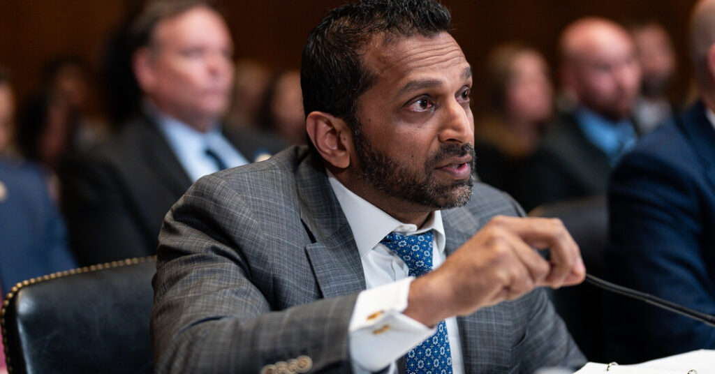Patel Said to Have Fired Five F.B.I. Analysts Over Memo on Catholic Extremists