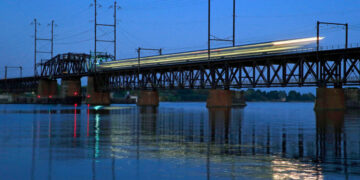 Barge Hits Maryland Rail Bridge Along Northeast Corridor