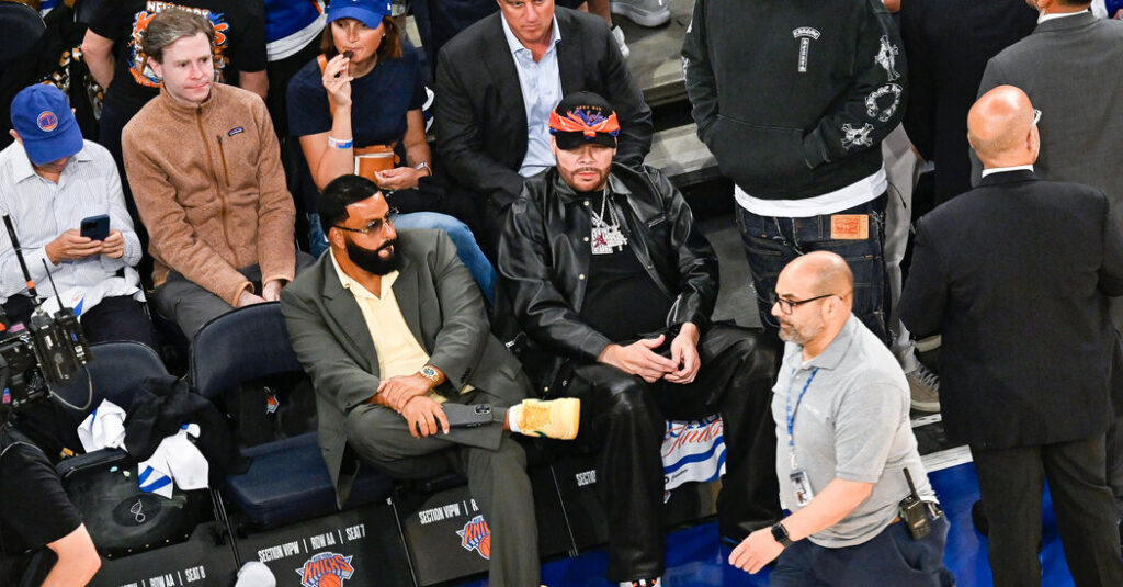 These Are the Celebrities at the Knicks’ First Finals Game in New York