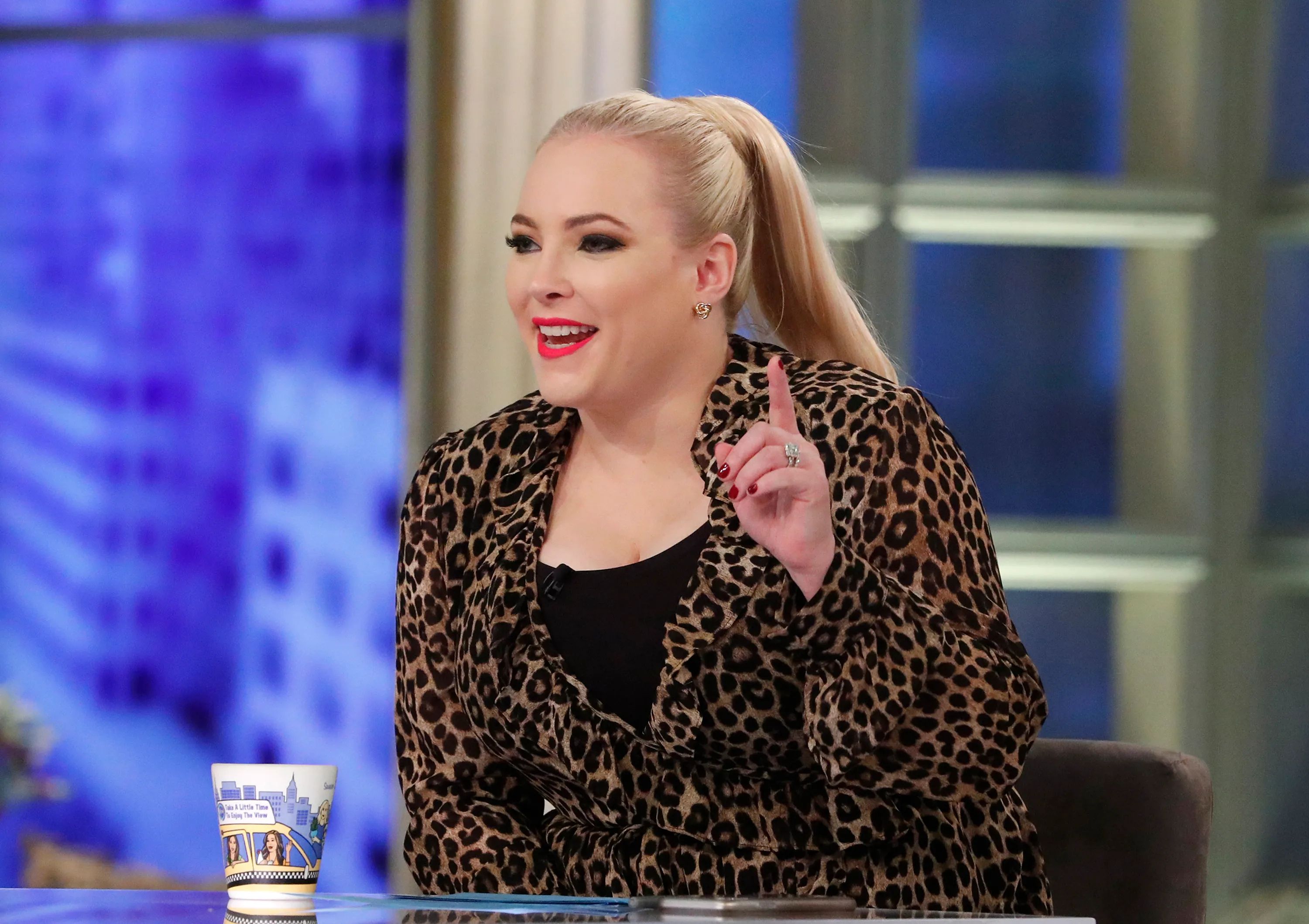 Meghan McCain talking on 