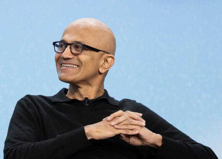 Microsoft C.E.O. Satya Nadella Says ‘Everyone Is a Stakeholder’ in A.I.