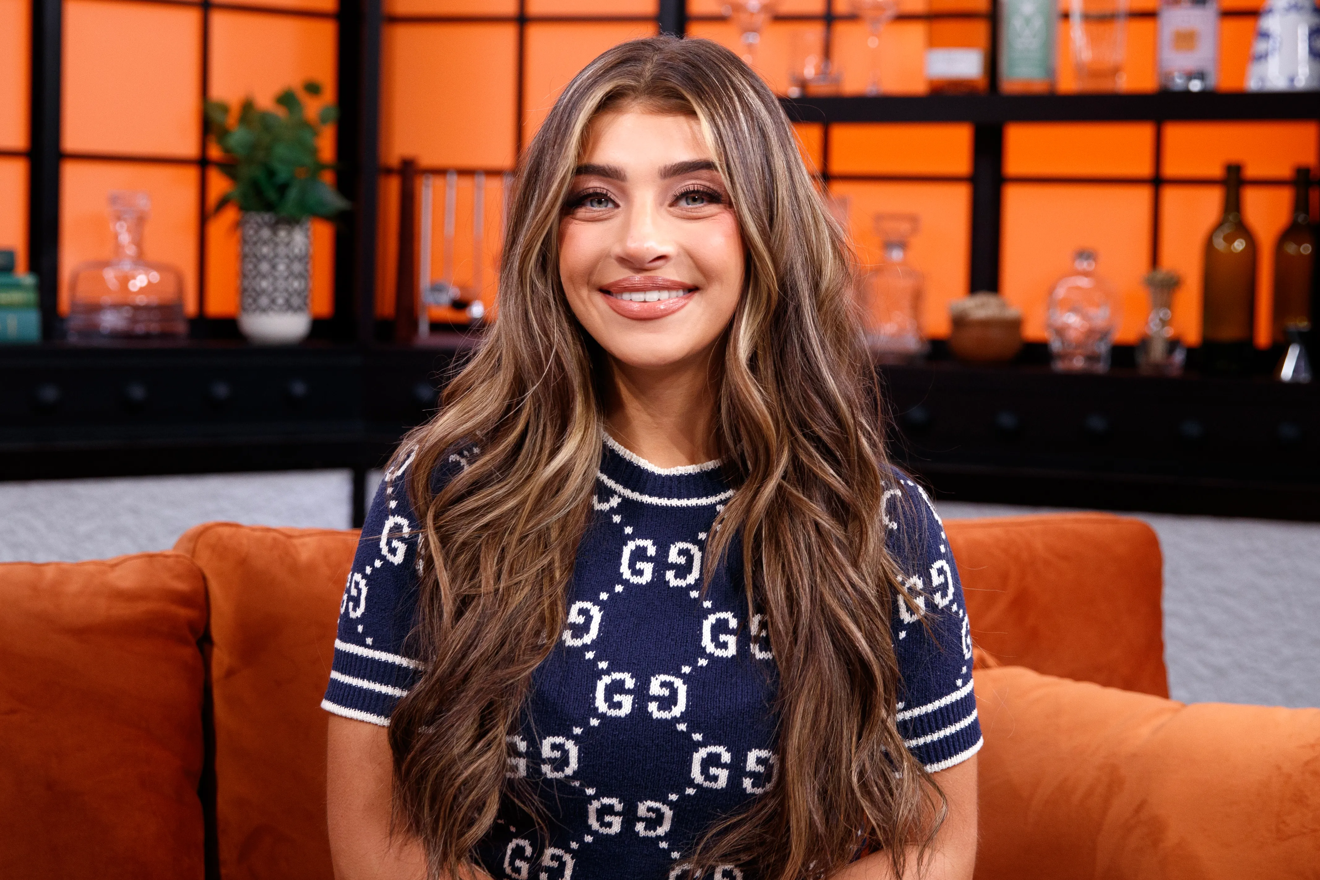 Gia Giudice in Page Six Studio in November 2025
