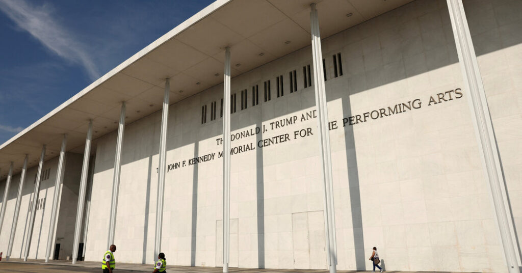 Kennedy Center Votes to Appeal Order That Trump’s Name Be Removed