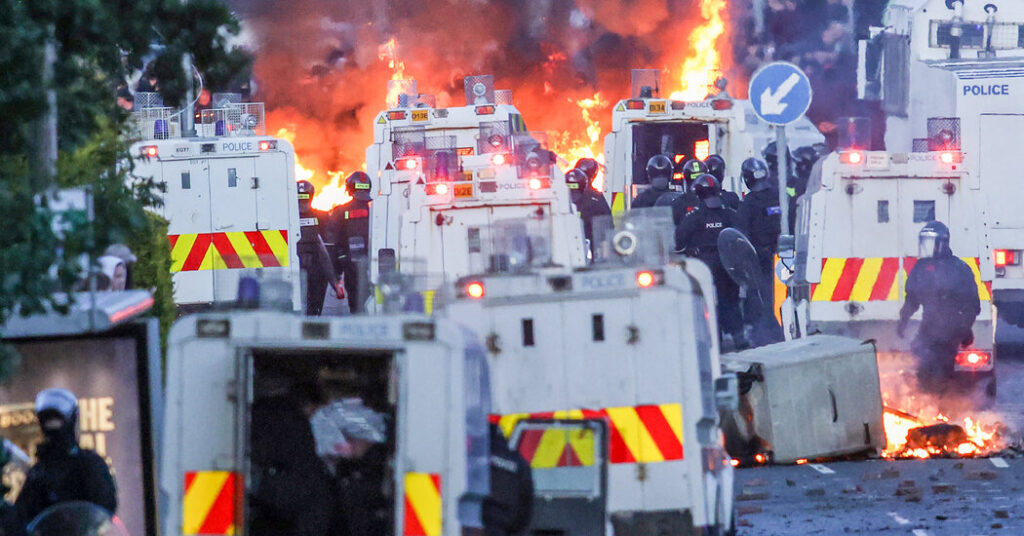 In Britain, a Violent Cycle: Hateful Attacks, Right-Wing Agitation and Riots