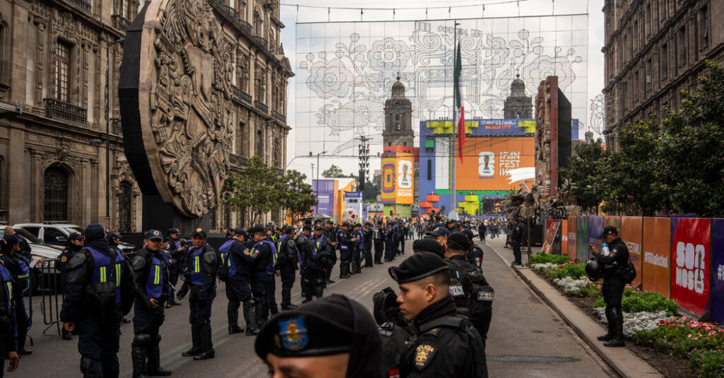 Security Is Tight as a Match in Mexico City Starts a Historic World Cup