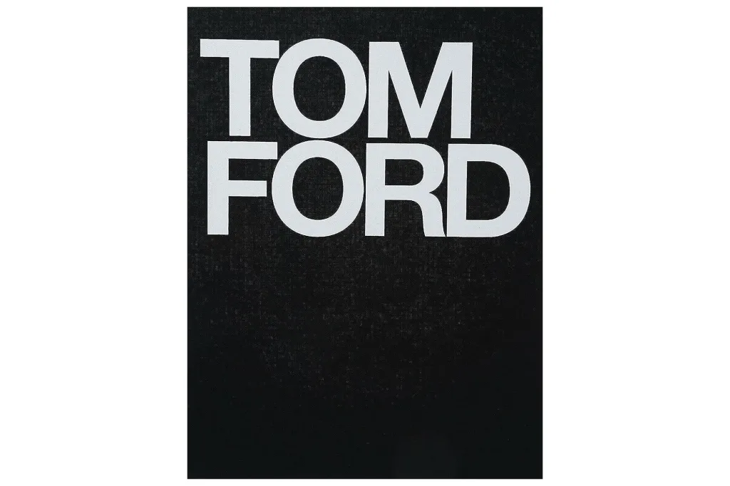 The Tom Ford logo in white text on a black background.