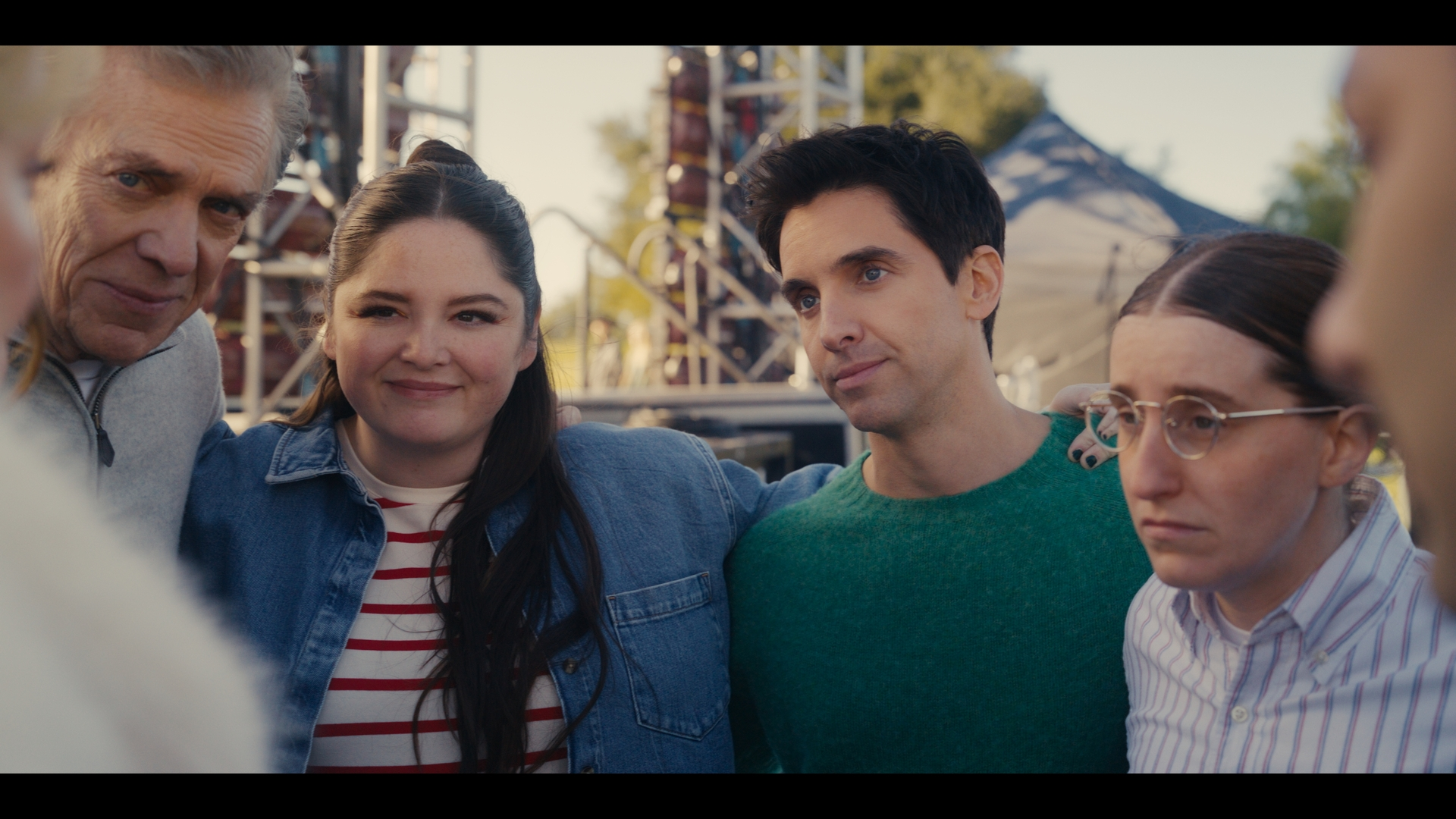 Robby Hoffman, Meg Stalter and Paul W. Downs in