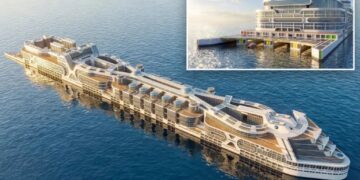 Plans for ‘floating city’ that would carry 80,000 people dwarfing the finest cruise ships in the world