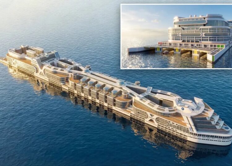 Plans for ‘floating city’ that would carry 80,000 people dwarfing the finest cruise ships in the world