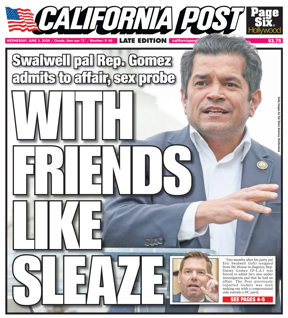 Newspaper headline 