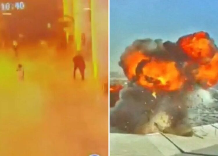 Dramatic footage shows Iranian drone’s deadly strike on Kuwait airport