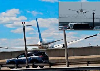 Copilot of United Airlines jet that hit light pole at Newark Airport realized too late plane was low: report