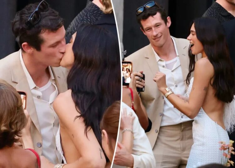 Dua Lipa and Callum Turner get married — again — in Italy as Elton John serenades them with ‘Your Song’