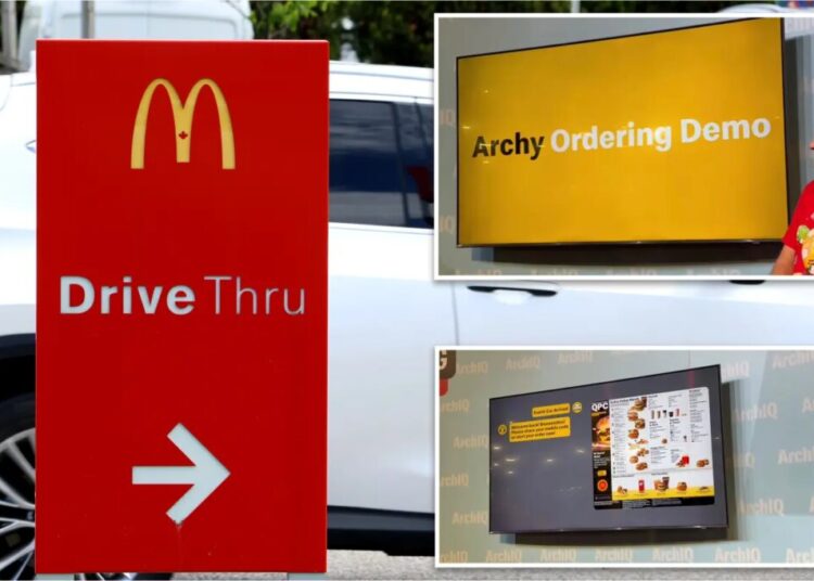 McDonald’s testing AI drive-thru system ‘ArchIQ’ at 5 locations across US