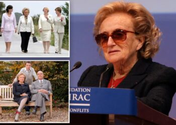 Bernadette Chirac, France’s former first lady who weathered husband’s notorious infidelities dies at 93
