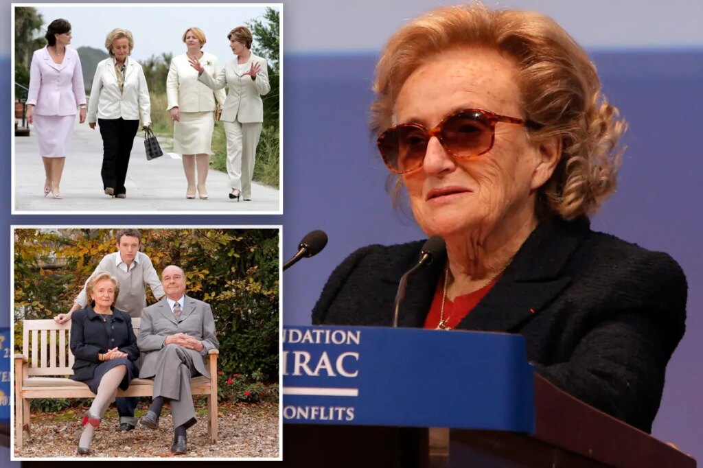 Bernadette Chirac, France’s former first lady who weathered husband’s notorious infidelities dies at 93