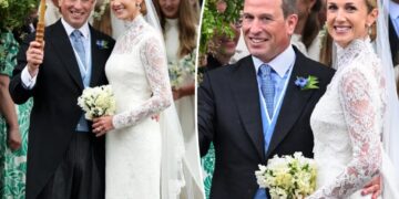 Queen Elizabeth’s grandson Peter Phillips marries fiancée Harriet Sperling in fairytale wedding