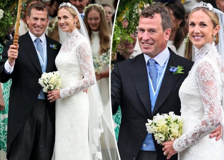 Queen Elizabeth’s grandson Peter Phillips marries fiancée Harriet Sperling in fairytale wedding