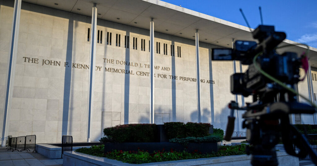 A Kennedy Center Drama: Whether Trump’s Name Stays