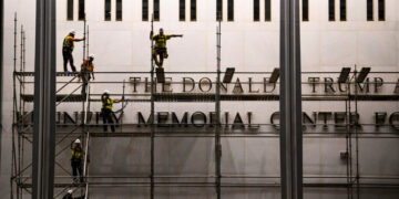 Kennedy Center Begins Removing Trump’s Name From Facade