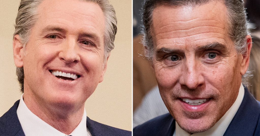 Gavin Newsom and Hunter Biden Would Like Your Attention, Please