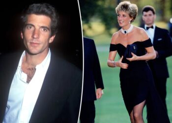 How JFK Jr. once propositioned Princess Diana — and the part of her body he admired most