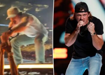 Morgan Wallen caught on video ripping phone out of security guard’s hand, flinging it across stage