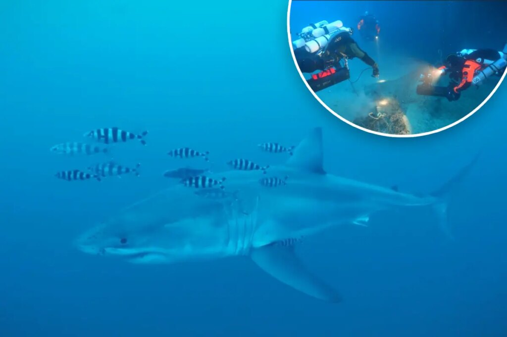 Great white shark filmed underwater in Mediterranean for first time — scientists are shocked: ‘More likely to win lotto’