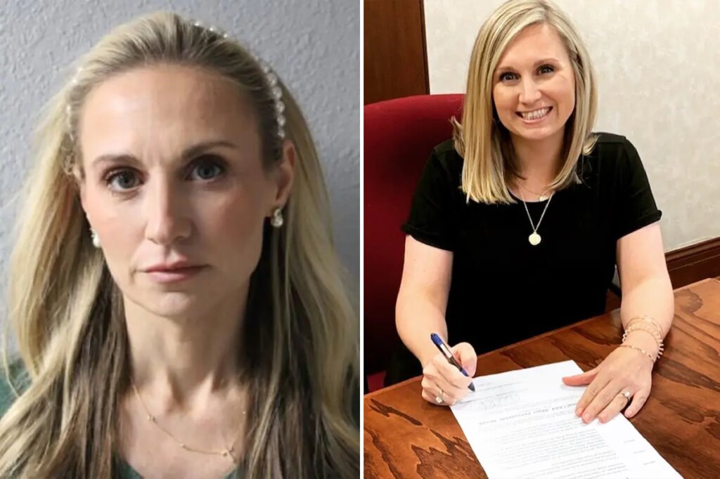 Poker-faced ex-mayor Misty Roberts shuns press, awaits fate for sex with son’s teen pal at boozy bash