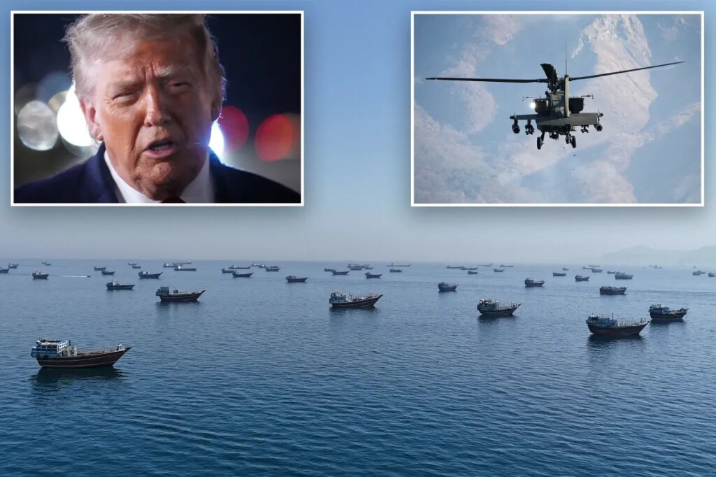 Crew members rescued after US Army Apache helicopter crashes over Strait of Hormuz