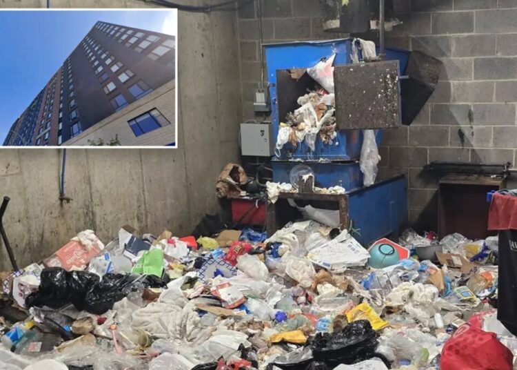 Woman in state of ‘paranoia’ falls 10 stories down trash chute in New Jersey apartment complex
