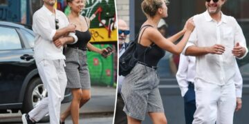 Joshua Jackson, model Olivia Burgess spark dating rumors with cozy NYC outing