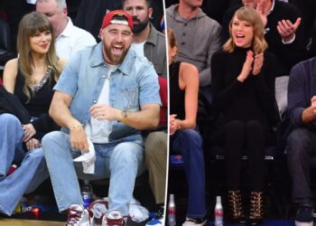 Taylor Swift celebrates epic Knicks win during Game 4 of NBA Finals
