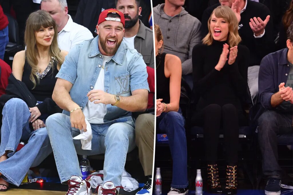 Taylor Swift celebrates epic Knicks win during Game 4 of NBA Finals