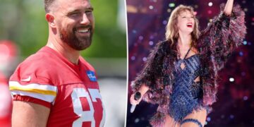 Travis Kelce jets from Kansas City Chiefs minicamp to NYC for Taylor Swift’s Songwriters Hall of Fame induction