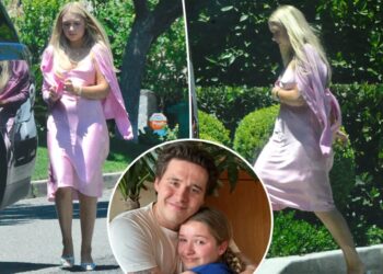 Harper Beckham goes to Brooklyn’s LA mansion in desperate attempt to heal rift — but leaves seconds later without seeing him