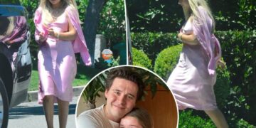 Harper Beckham goes to Brooklyn’s LA mansion in desperate attempt to heal rift — but leaves seconds later without seeing him