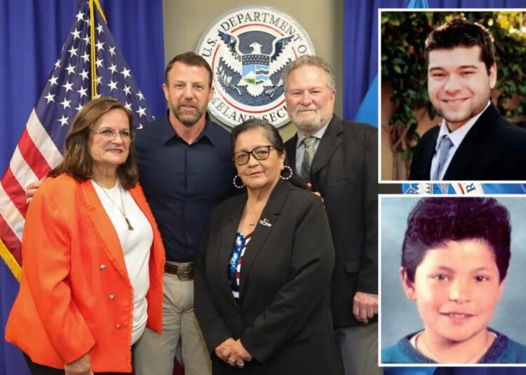 US Homeland Security boss Markwayne Mullin holds emotional meeting with families of loved ones murdered by illegal immigrants