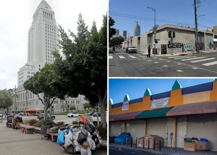 Downtown LA on life support as new ranking reveals new low for troubled hub