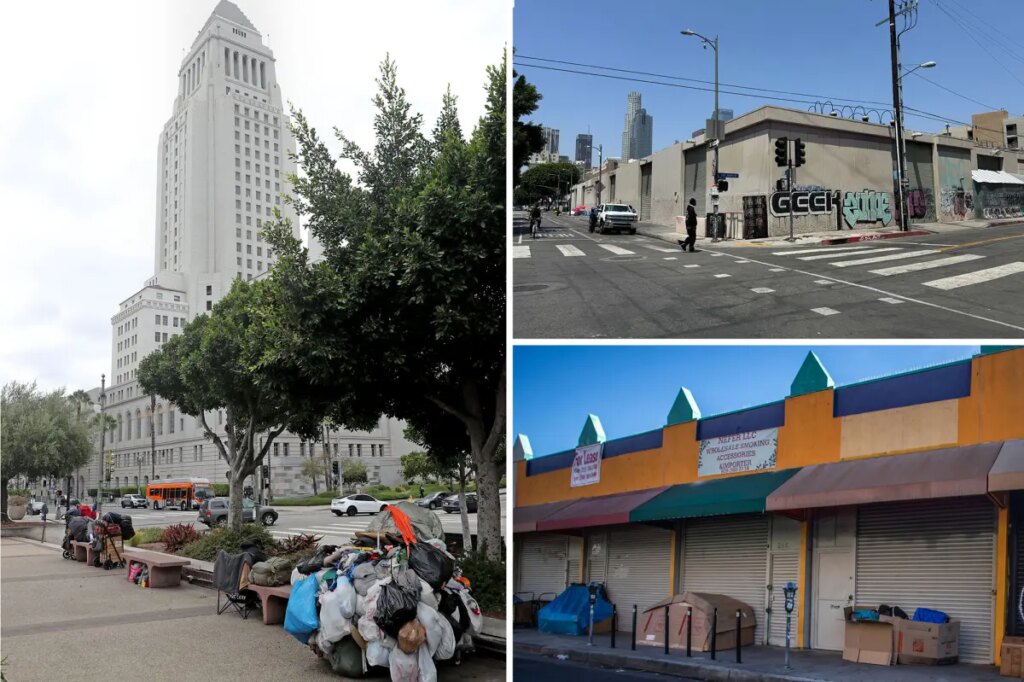 Downtown LA on life support as new ranking reveals new low for troubled hub