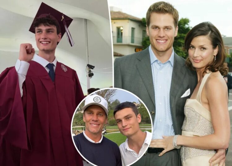 Tom Brady reunites with ex Bridget Moynahan as son Jack, 18, graduates high school