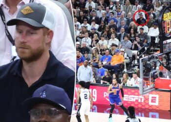 Prince Harry relegated to 8th row at Knicks vs. Spurs game — while celebs sit courtside