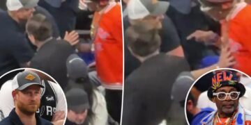 Spike Lee denies Prince Harry’s handshake in awkward Knicks vs. Spurs game interaction