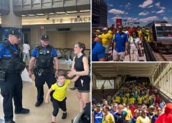 NJ Transit touts bizarre ‘feel-good’ World Cup story after mom and son missed train to MetLife amid travel chaos