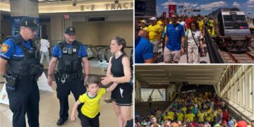 NJ Transit touts bizarre ‘feel-good’ World Cup story after mom and son missed train to MetLife amid travel chaos