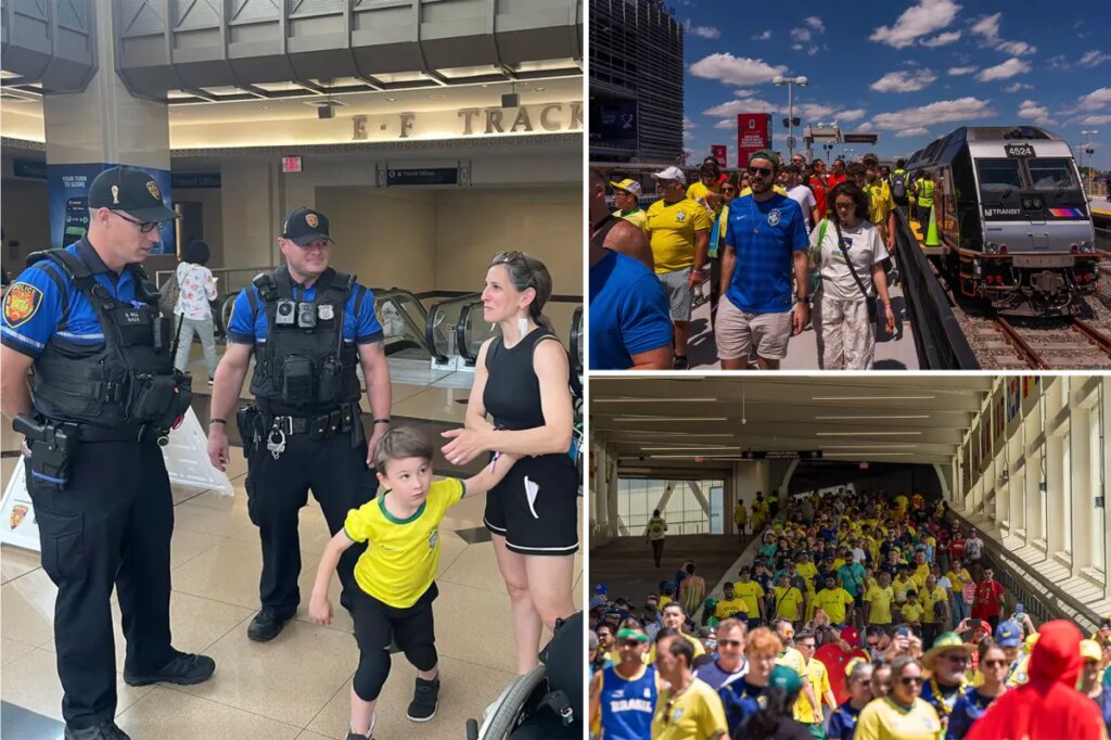 NJ Transit touts bizarre ‘feel-good’ World Cup story after mom and son missed train to MetLife amid travel chaos