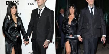 Kourtney Kardashian and Travis Barker make first red carpet appearance together in more than two years