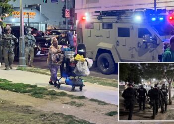 Cops rush drug-addled zombies in new blitz on LA’s notorious MacArthur Park