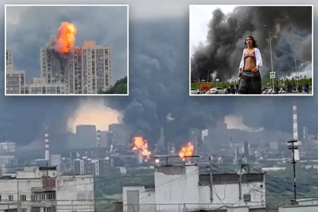 Ukraine hits Moscow oil refinery, disrupting commercial flights in major drone attack